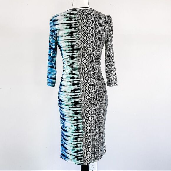 Kay Unger Ruched Wrap Dress - Picture 4 of 9